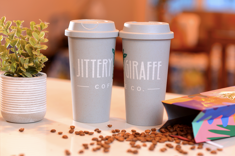 Jittery Giraffe Eco Wheat Tumbler